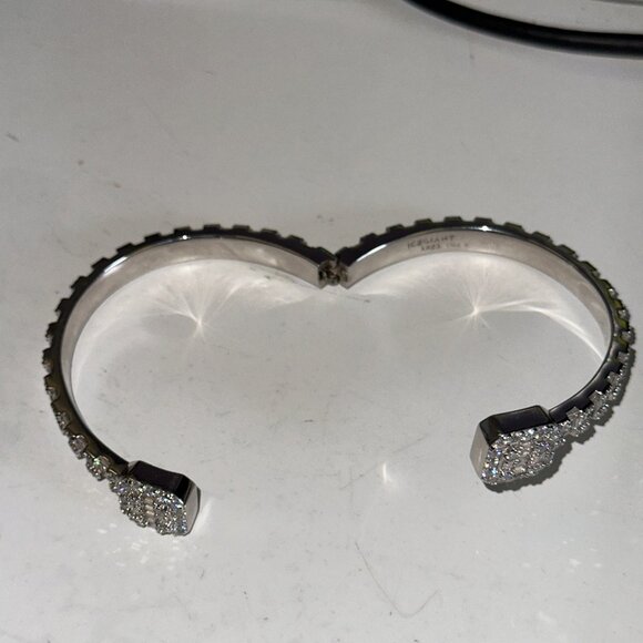 ICEGIANT- Silver S925 Baguette & Round Bracelet - 15ct - Picture 5 of 8